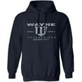 thumbnail image 1 of Wayne Enterprises Hoodie Metallic Silver Print, 1 of 4
