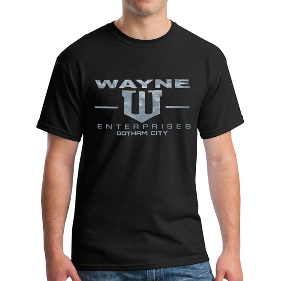 Wayne Enterprises T-Shirt - Metallic Silver Print