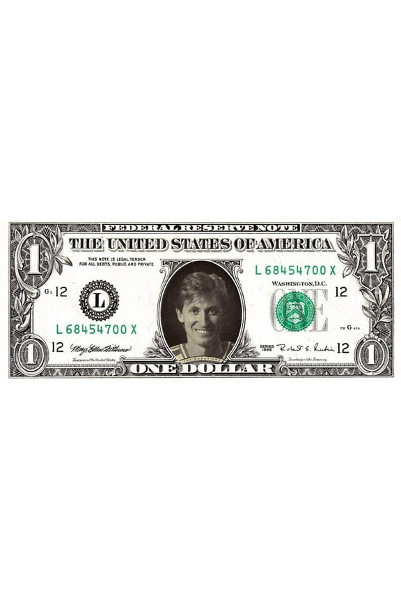 Wayne Gretzky 1995 souvenir $1 dollar bill MINT