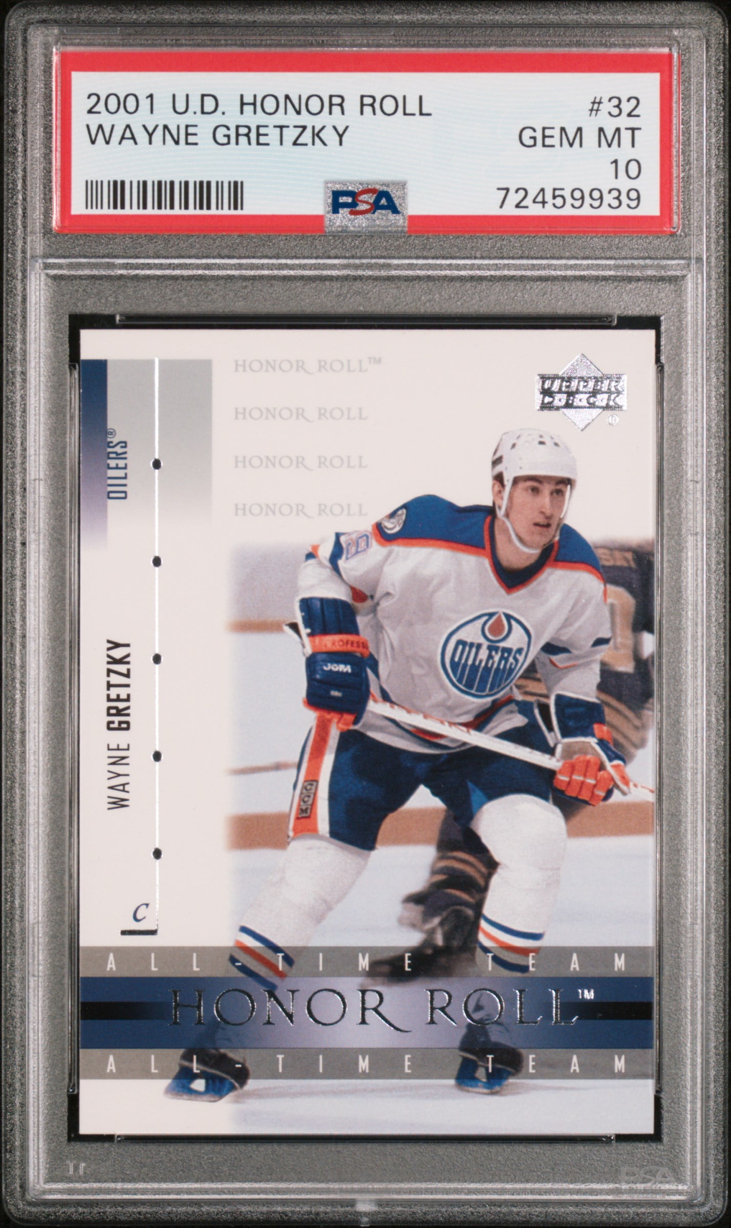 2001 Wayne Gretzky JERSEY CARD