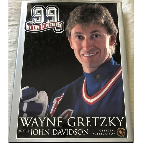 Wayne Gretzky 99 My Life in Pictures hardcover coffee table book