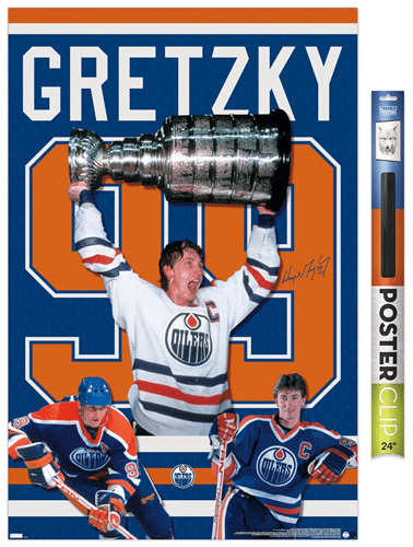 Wayne Gretzky - Jersey Wall Poster, 22.375 inch x 34 inch, EBPOD21915PCEC