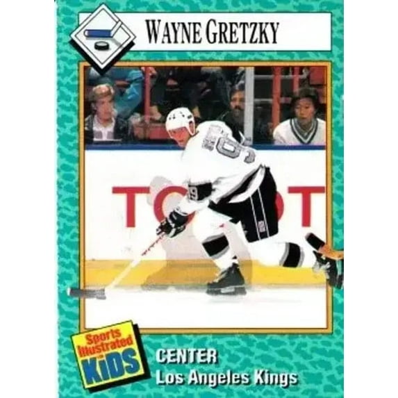 Wayne Gretzky Los Angeles Kings 1989 Sports Illustrated for Kids card