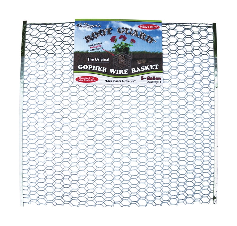 20" Silver Coated Wire Gopher Protection Basket