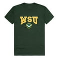 thumbnail image 1 of Wayne State University Athletic T-Shirt, Forest White - Large, 1 of 1