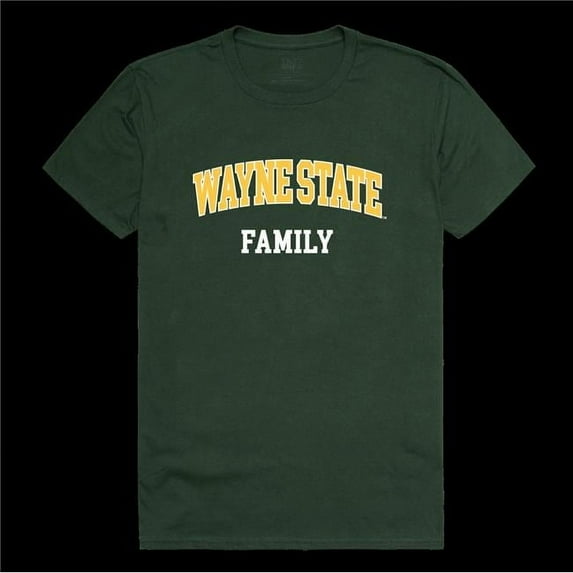 Wayne State University Warriors Family T-Shirt, Forest Green - Extra Large