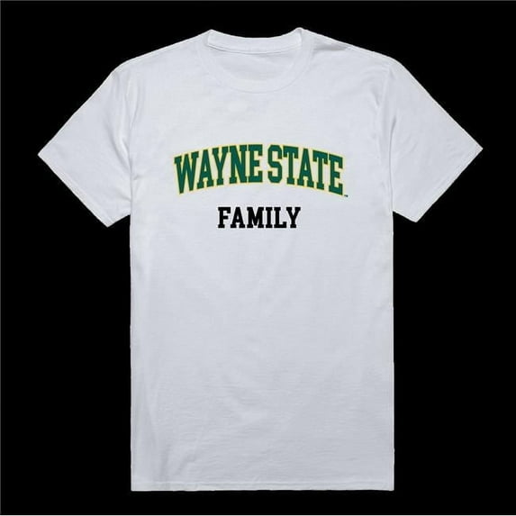 Wayne State University Warriors Family T-Shirt, White - Medium