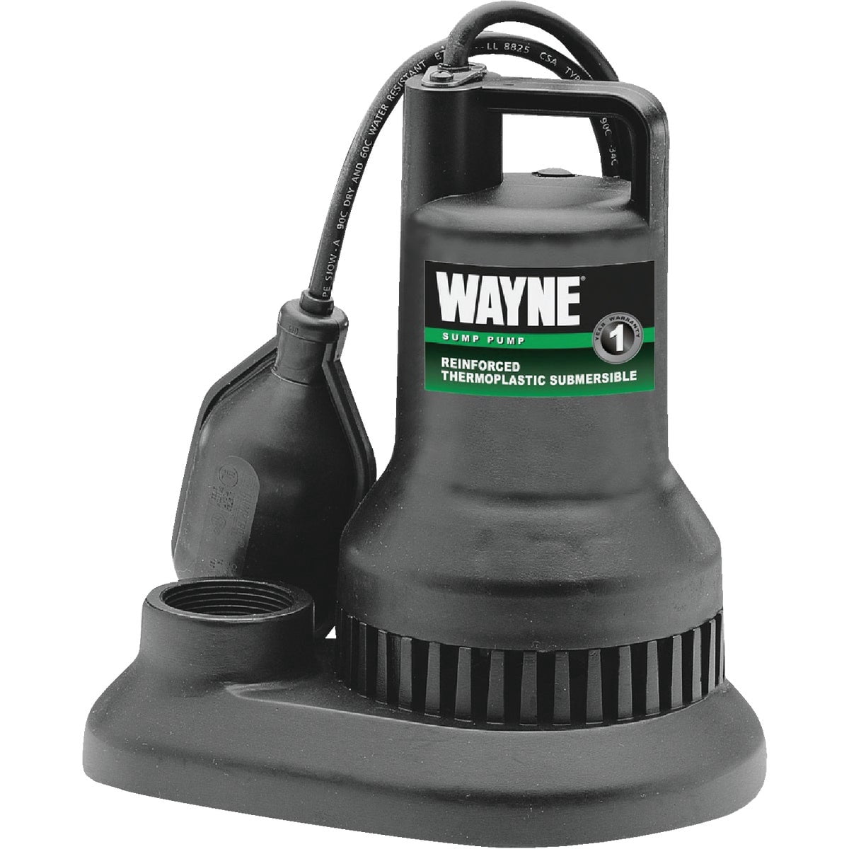 Wayne Anderson Sump Pump WST33 - 1/3 HP Automatic - Black — Residential Use, Standard Application