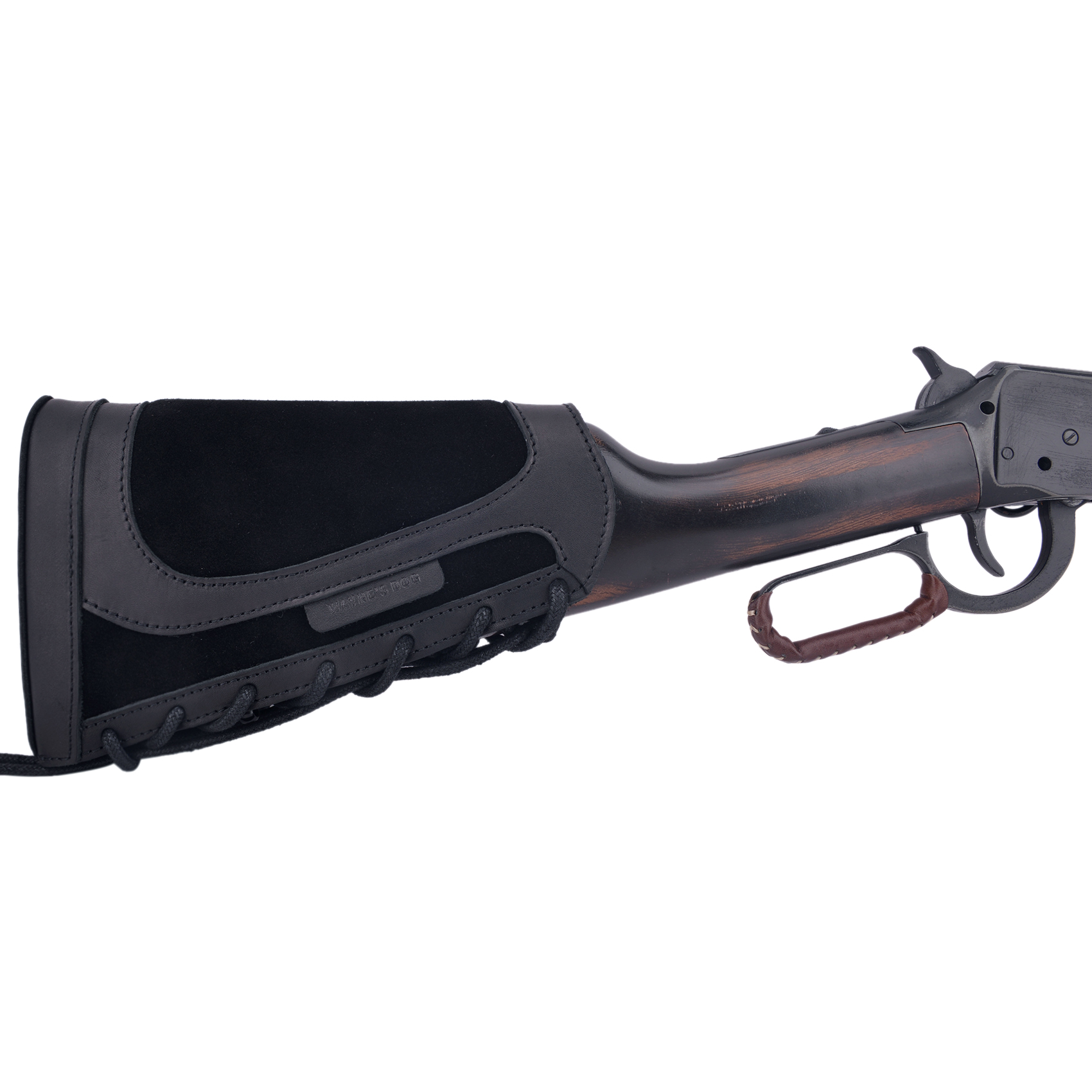 Wayne's Dog Ambidextrous Padded Leather Gun Recoil Pad Buttstock Butt Cover Hunting