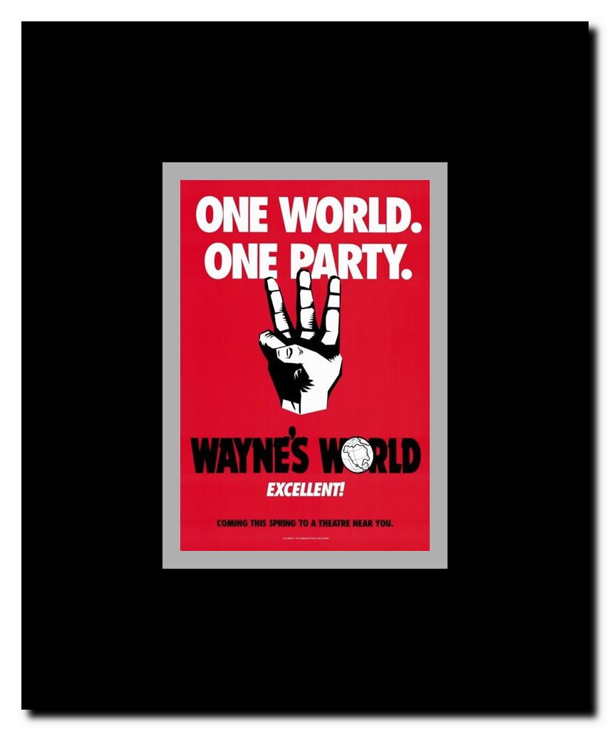 Wayne's World Framed Movie Poster