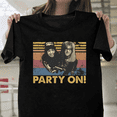 thumbnail image 1 of Waynes World Campbell Algar Party On Movie Quote Unisex T-Shirt, up to size 3XL., 1 of 2