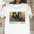 thumbnail image 1 of Waynes World Campbell Algar Party On Movie Quote Unisex T-Shirt, up to size 3XL., 1 of 2