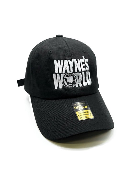 Waynes World Dad Hat Strapback (Black)