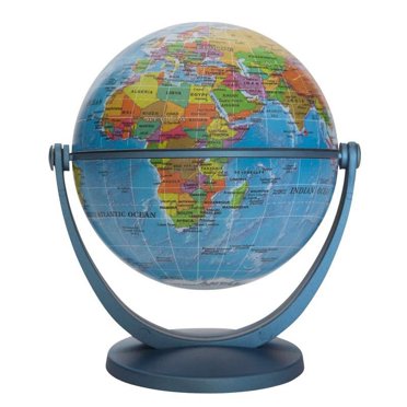 Waypoint Geographic Mappamondo GeoClassic Da 15cm – Base Acrilica, Cartografia USA, Topografia Oceani - 5