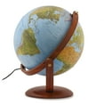 thumbnail image 1 of Waypoint Geographic Gibraltar Globe, 12" Illuminated Decorative World Globe, Up-to-Date Globe, Multidirectional View, Reference Globe, For Home and Office Decor, 1 of 2