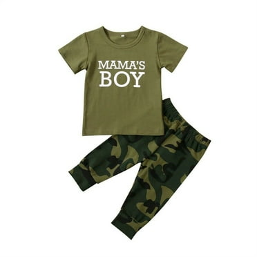 StylesILove Infant Baby Boy Camouflage Hoodie Top and Pants Outfit (80/ ...