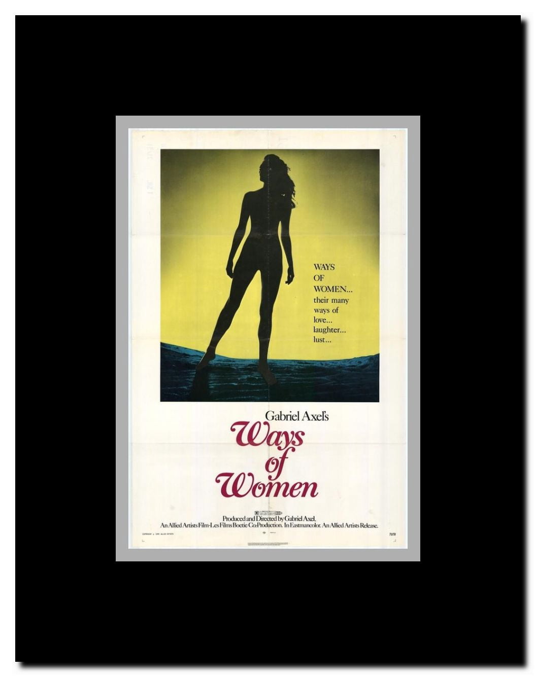 Ways of Women Framed Movie Poster