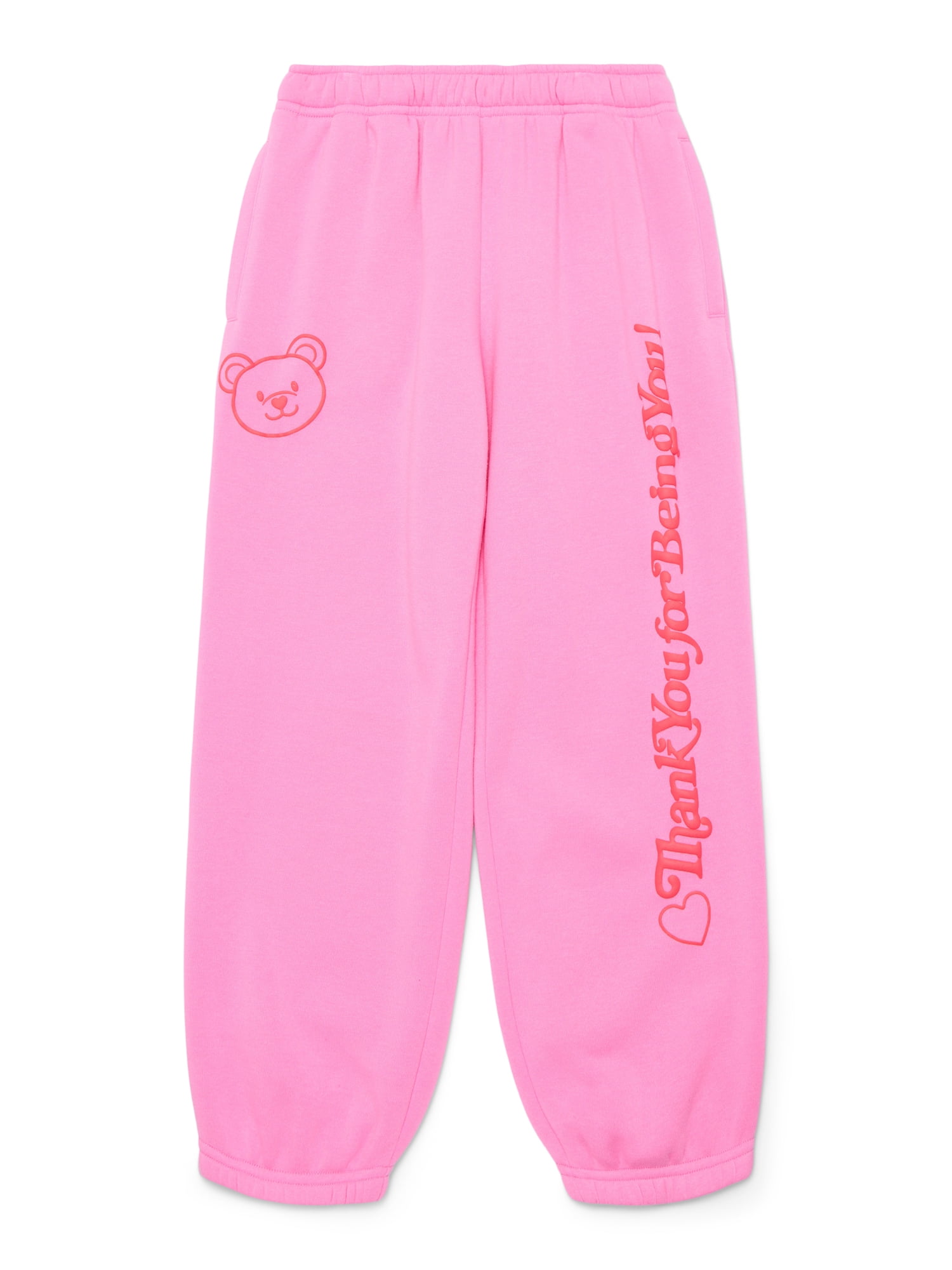 Valentine's Day Girls Graphic Jogger Sweatpants from Way To Celebrate, Sizes 4-16