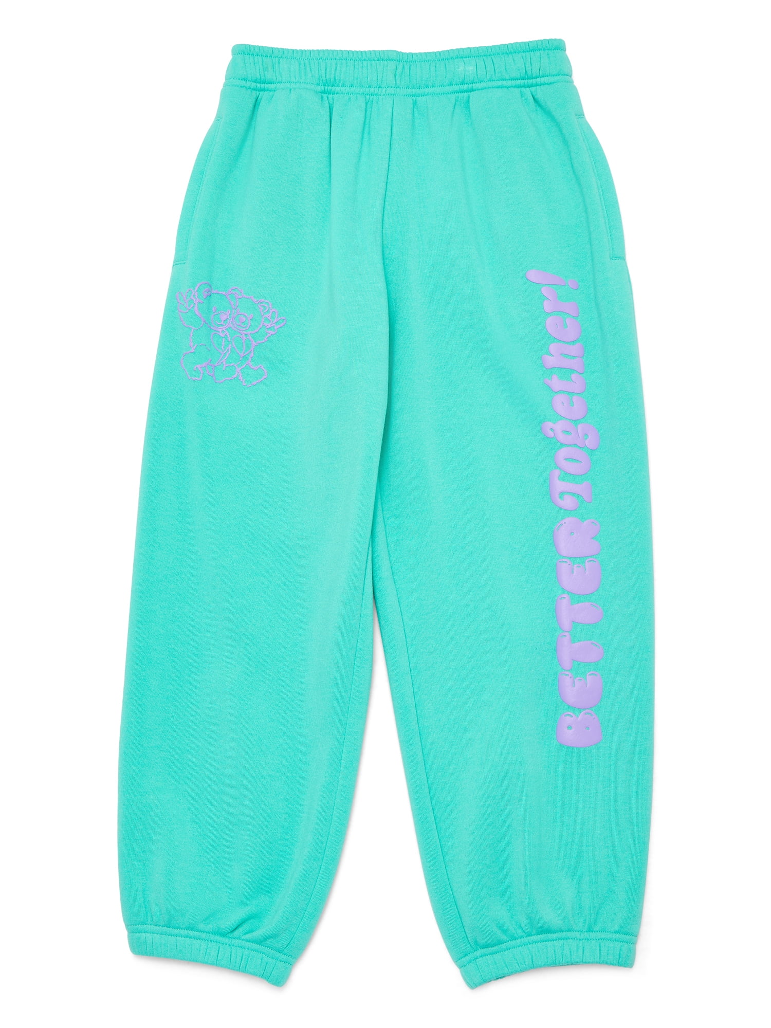 Valentine's Day Girls Graphic Jogger Sweatpants from Way To Celebrate, Sizes 4-16