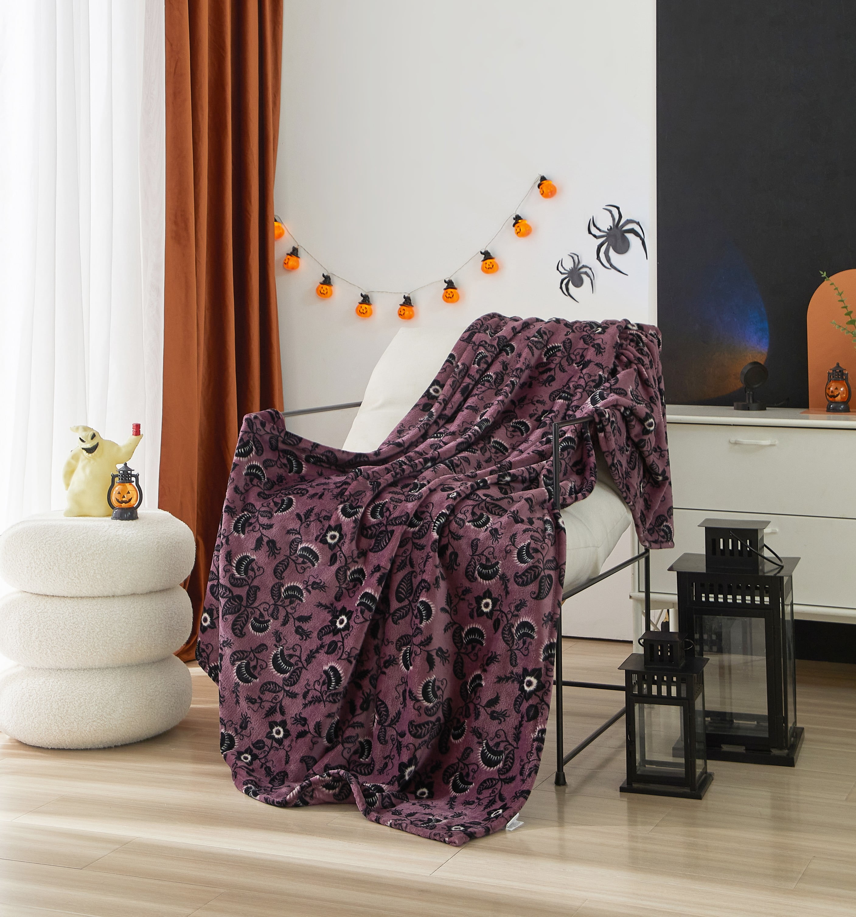 Ways to Celebrate Cozy Plush Venus Fly Print Throw Blanket 50