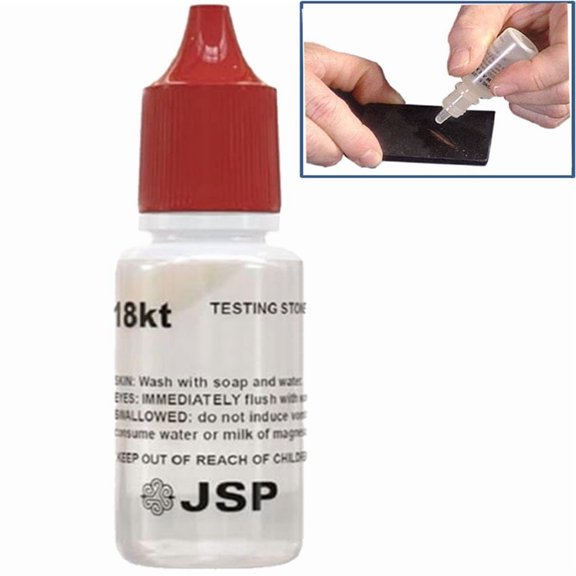Waytest 18K Gold Testing Solution Purity Determiner Precious Metal FRESH