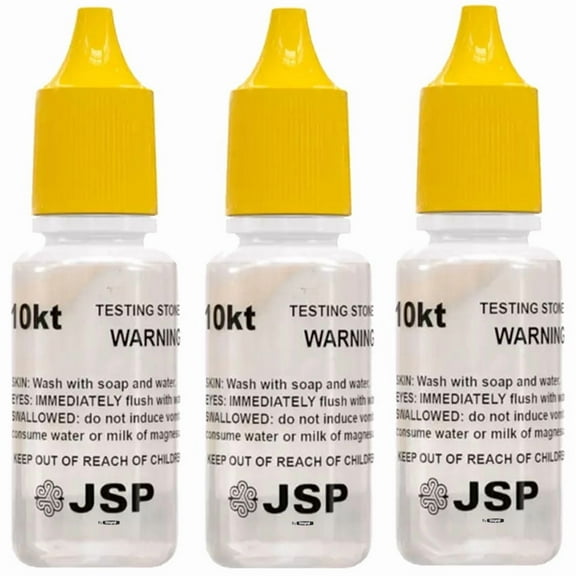 Waytest 3 FRESH 10K Gold Testing Solution Purity Determiner Precious Metal
