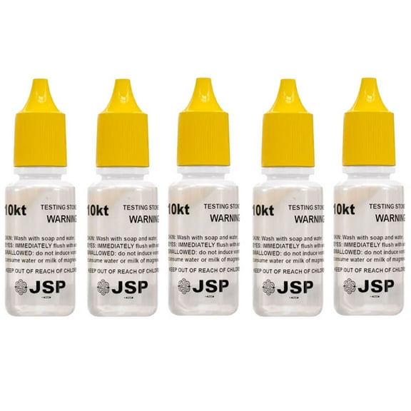 Waytest 5 FRESH 10K Gold Testing Solution Purity Determiner Precious Metal