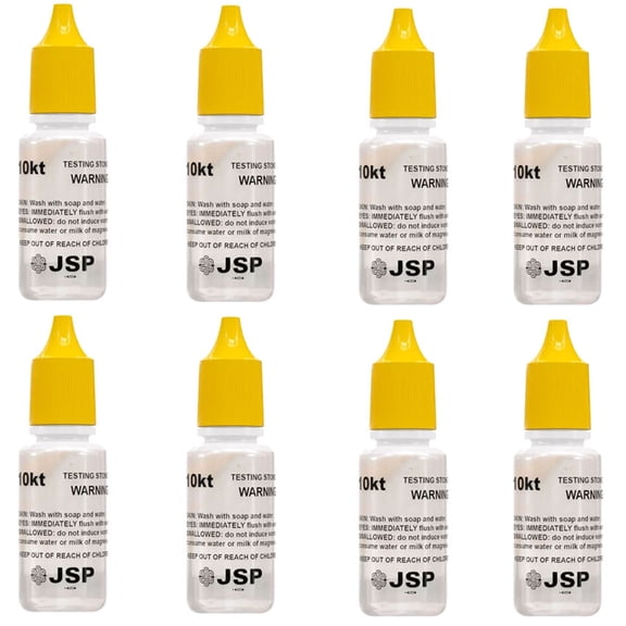 Waytest 8 10K Gold Test Liquid Kit Jewelry Metal Tester for Precious Metals