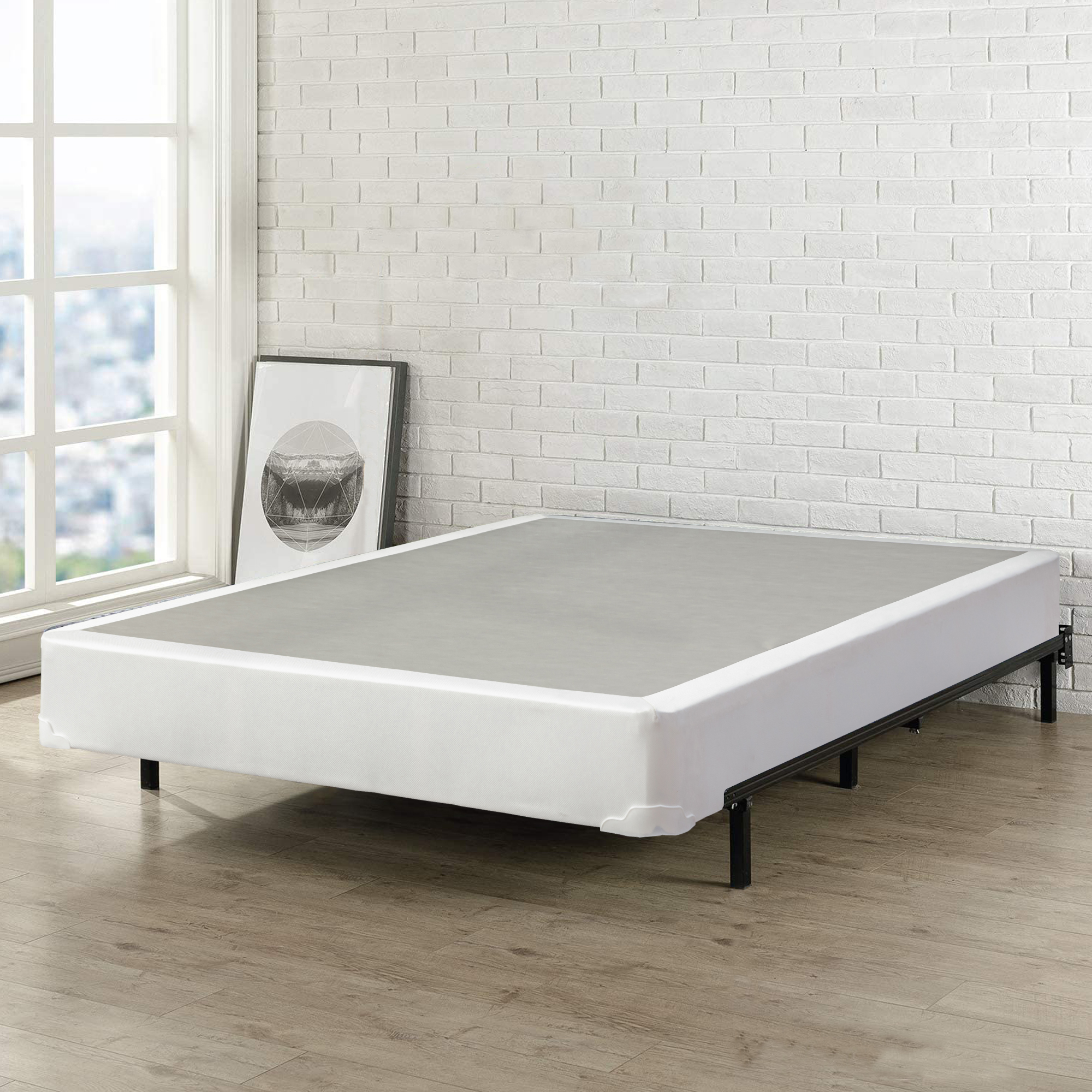 Wayton, 8” Fully Assembled Wooden Box Spring, Twin XL