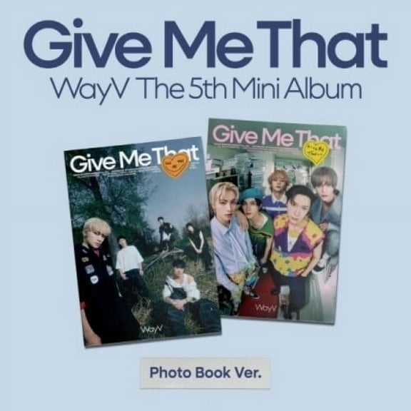 Wayv - Give Me That - Photobook Version - Random Cover - incl. Photobook, Lyric Paper + Photocard - Music & Performance - CD
