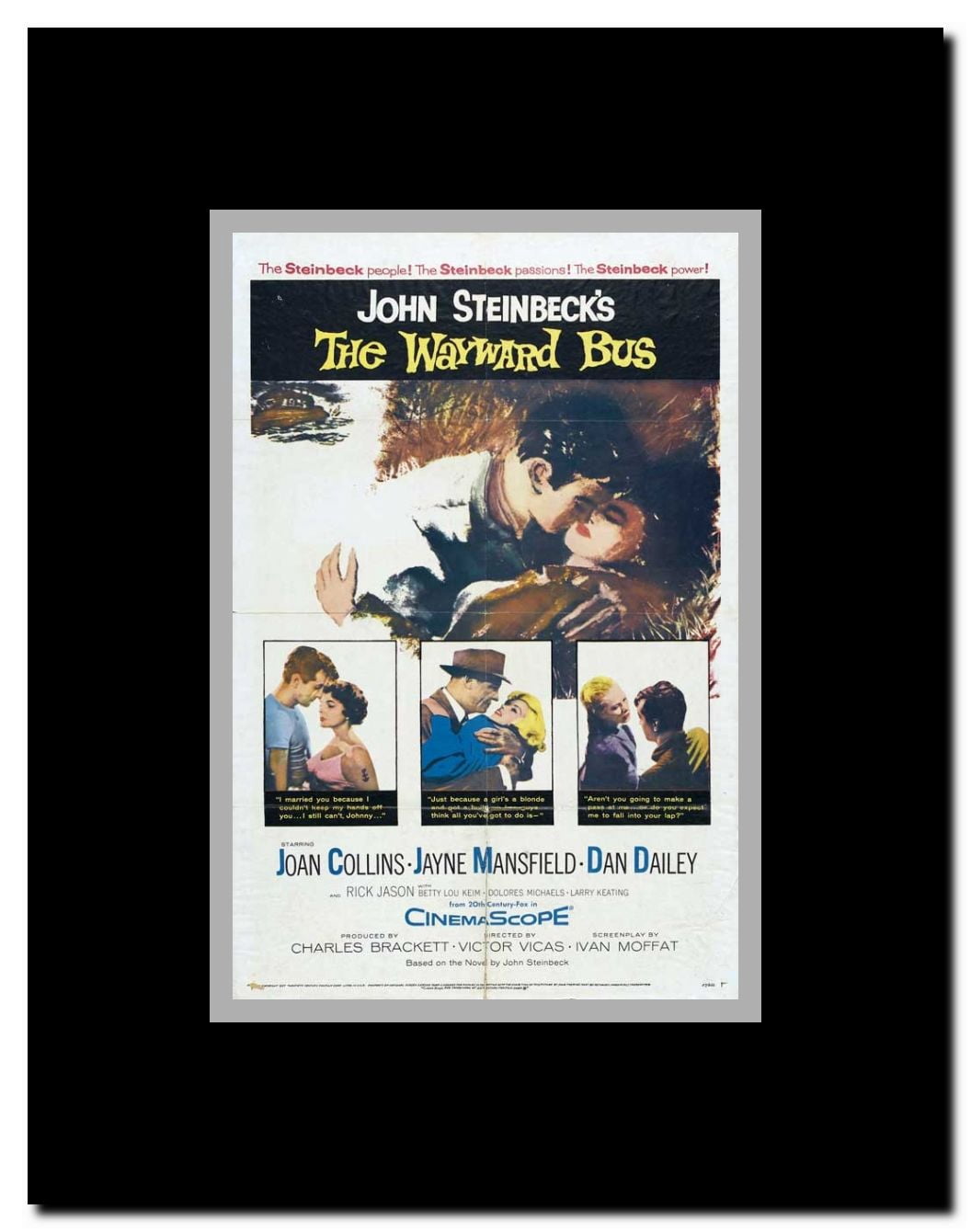 Wayward Bus Framed Movie Poster