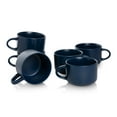 thumbnail image 1 of Wazee Matte 4.75" and 22 oz Oversized Mug, Set of 6, Midnight Blue, 1 of 4