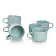 thumbnail image 1 of Wazee Matte 4.75" and 22 oz Oversized Mug, Set of 6, Mineral Blue, 1 of 5