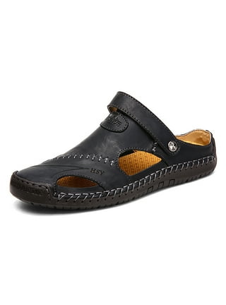 Mens velcro sandals on sale walmart