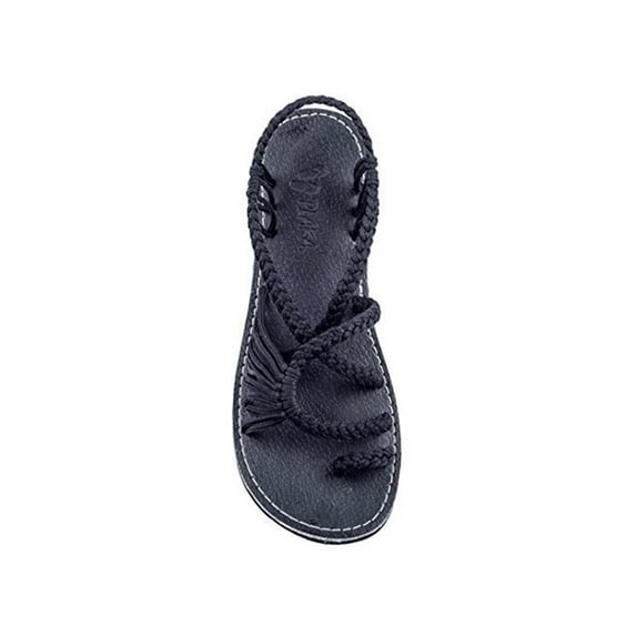 Wazshop Women's Sanals Lightweight Summer Strap Flat Sandals