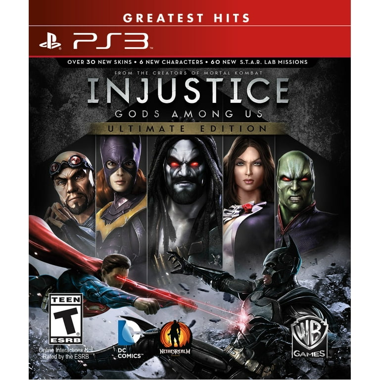 Wb Injustice Gods Among Us - Fighting Game - Playstation 3 (1000383254)  Ultimate Edition