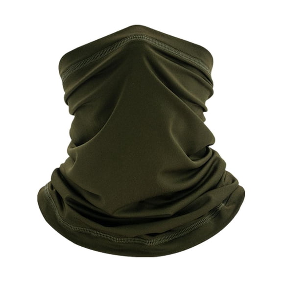 Wb-Nn-08 Military Green One Size Cycling Mask Outdoor Sun Protection Magic Headscarf Multifunctional Neck Gaiter For Men And Women