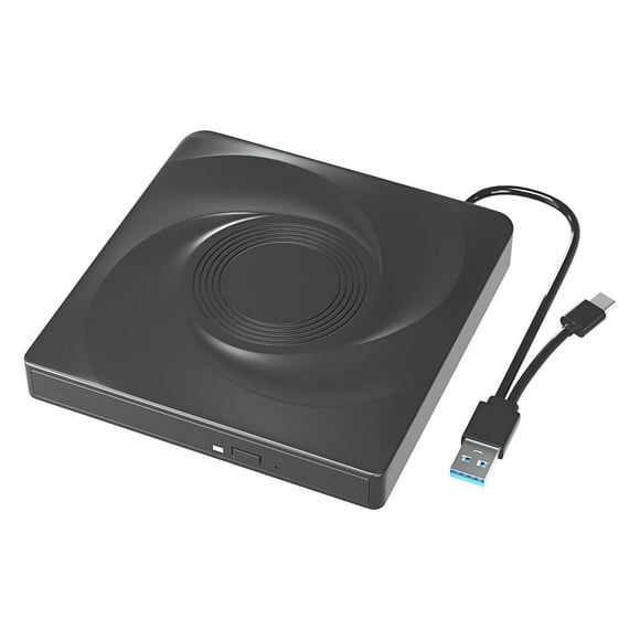 Wbacon USB 3.0 External DVD Optical Drive with Built-in Type-C Cable