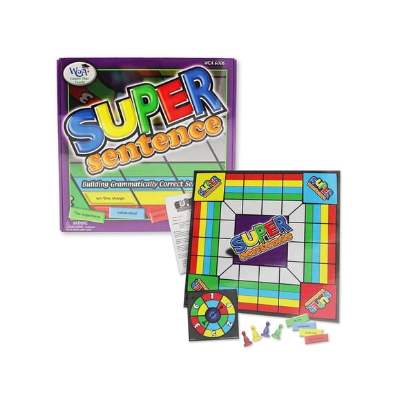 Wca Super Sentence Game, Grades 3 to 12