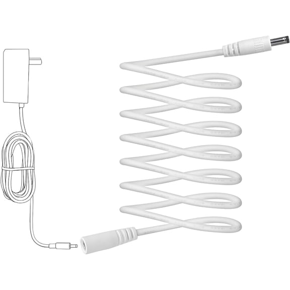 Wcone 9.8FT 18AWG Power Extension Cable for Skylight Calendar 15 inch Gen 1 | Not Compatible with Skylight Calendar Max 27"/Digital Frame. UL1185 Cord: Lower Power Loss, Less Heat, Stable Voltage