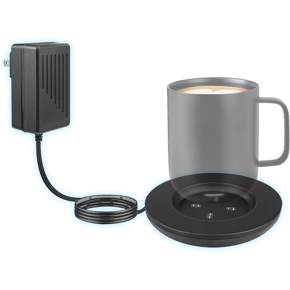 Wcone Dock Base Compatible with Ember Smart Mug 2 & 1(Cup Not Included) | Temperature Control Cup Charging Station | Replacement Charger Coaster for Ember Travel Mug Accessories - Black