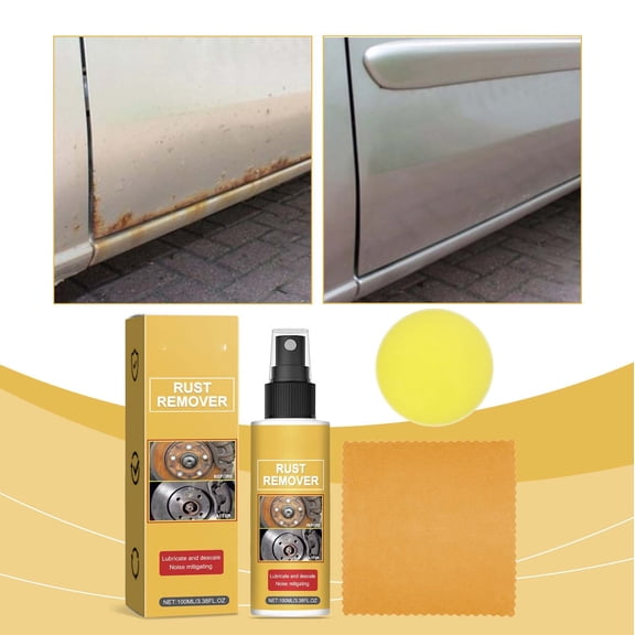 Wcynlzxg 100ml Automotive Metal Iron Powder Rust Remover, Paint Protection Yellowing Oxidation Decomposer