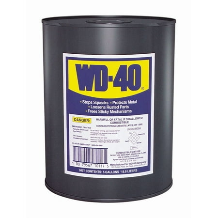 WD-40 Multi-Purpose Lubricant - Universal, Liquid - 5 Gal