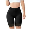 thumbnail image 1 of Wdfiry 1 Pack Slip Shorts for Women Under Dress,Anti Chafing Seamless Smooth Boyshorts Buttlift Panties Boxer Briefs for Women, 1 of 4