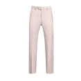 thumbnail image 1 of Wdfiry Big And Tall Mens's Suit Pants Straight Casual Solid Color Suit Trousers Plus Size Business Leisure Pants, 1 of 3