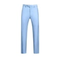 thumbnail image 1 of Wdfiry Big And Tall Mens's Suit Pants Straight Casual Solid Color Suit Trousers Plus Size Business Leisure Pants, 1 of 3