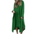 thumbnail image 1 of Wdfiry Button Down Shirt Dress for Womens Long Sleeve Cotton Linen Dressy Dress with Pockets Turn Down Collar Plus Size Casual Dress, S-5XL, 1 of 7