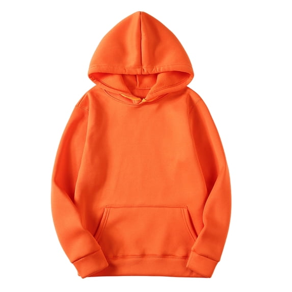 Wdfiry Hoodies for Men And Women Blouse Shirt Autumn And Winter Leisure Hooded Sweater Solid Color Sweater Soft Top Blouse Casual Sweatshirt