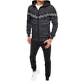 thumbnail image 1 of Wdfiry Men Track Suits 2 Pieces Set Full Zip Sweatsuit Men Hooded Tracksuit Athletic Sports Set, 1 of 7
