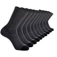 thumbnail image 1 of Wdfiry Men's Athletic Socks Casual Solid Color Sweat-absorbing Breathable And Outdoor Socks For Sports 5 Pairs, 1 of 3